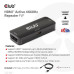 Club3D Adaptér aktivní HDMI 4K60Hz (F/F), černá #2