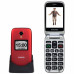 EVOLVEO EasyPhone FS, vyklápěcí mobilní telefon 2.8" pro seniory s nabíjecím stojánkem (červená barva) #0