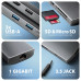 AXAGON HMC-8HLSA, USB 5Gbps hub, 3x USB-A, HDMI 4k/60Hz, RJ-45 GLAN, SD/microSD, audio, PD 100W, kábel USB-C 20cm #2